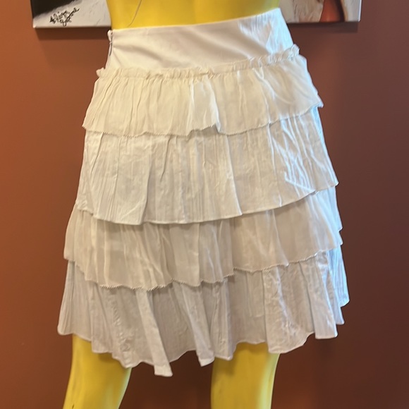 J. Crew Tiered Ruffled mini skirt Size 12 NWT - Picture 3 of 6